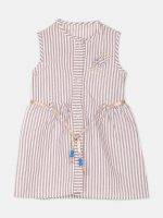 Girl’s Striped Cotton Frock