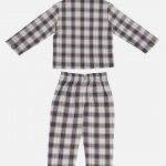 Boy’s Checks Cotton Suit