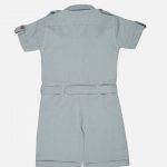 Boy’s Solid Linen Cotton Jumpsuit