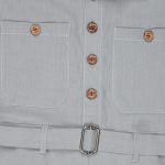 Boy’s Solid Linen Cotton Jumpsuit