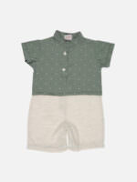 Boy’s Printed Cotton Romper