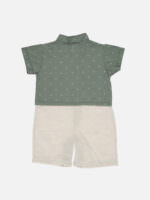 Boy’s Printed Cotton Romper