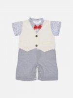 Boy’s Printed Cotton Romper