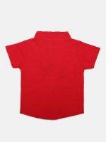 Boy’s Cotton Red & Grey Clothing  Set