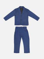 Boy’s Solid Cotton Suit