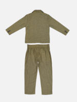 Boy’s Solid Cotton Suit