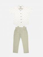Boy’s Solid Cotton Clothing Set