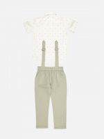 Boy’s Solid Cotton Clothing Set
