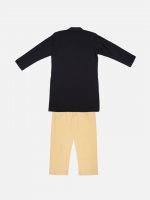 Boy’s Printed Cotton Silk Kurta Pyjama