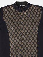 Boy’s Printed Cotton Silk Kurta Pyjama