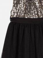 Girl’s Embellished Net & Polyester Frock