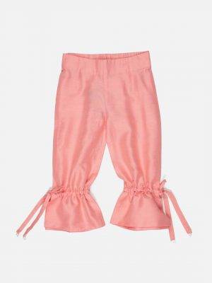 Girl’s Solid Cotton Silk Trouser