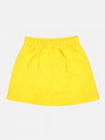 Girl’s Solid Cotton Silk Skirt