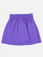 Girl’s Solid Cotton Silk Skirt