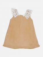 Girl’s Solid Satin Frock