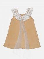 Girl’s Solid Satin Frock