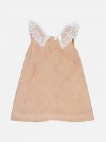 Girl’s Solid Satin Frock