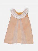Girl’s Solid Satin Frock