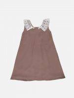 Girl’s Solid Satin Frock
