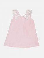 Girl’s Solid Satin Frock