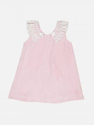 Girl’s Solid Satin Frock