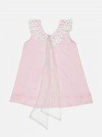 Girl’s Solid Satin Frock
