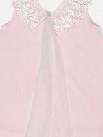 Girl’s Solid Satin Frock