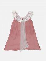 Girl’s Solid Satin Frock