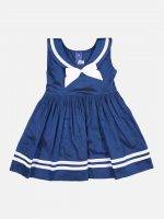 Girl’s Solid Cotton Frock