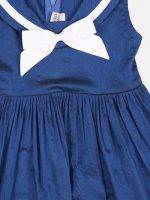 Girl’s Solid Cotton Frock