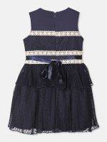 Girl’s Solid Net Frock