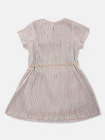 Girl’s Solid Satin Frock
