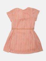 Girl’s Solid Satin Frock