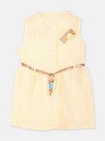 Girl’s Cotton Striped Frock