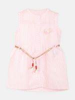 Girl’s Cotton Striped Frock