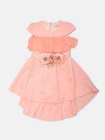 Girl’s Solid Cotton Frock
