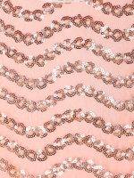 Girl’s Emblisshed Polyester & Net Frock