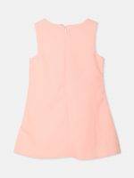 Girl’s Emblisshed Polyester & Net Frock