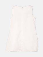 Girl’s Emblisshed Polyester & Net Frock