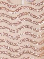 Girl’s Emblisshed Polyester & Net Frock