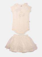 Girl’s Cotton White Bodysuit