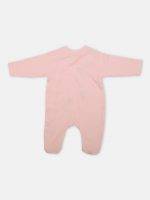 Girl’s Cotton Solid Romper with Feet