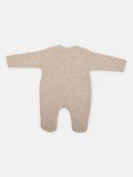 Girl’s Cotton Embroided Romper with Feet