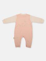 Girl’s Cotton Embroided Romper with Feet