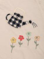 Girl’s Cotton short White Romper