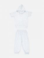 Unisex Printed Cotton 2 pcs set with hoody