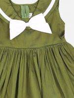 Girl’s Solid Cotton Frock