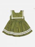 Girl’s Solid Cotton Frock
