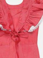 Girl’s Solid Cotton Jumpsuit