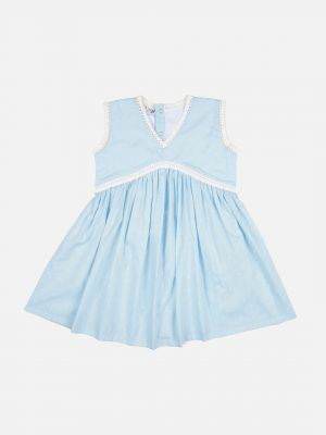 Girl’s Solid Cotton Frock